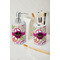 Peace Sign Ceramic Bathroom Accessories - LIFESTYLE (toothbrush holder & soap dispenser)