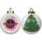 Peace Sign Ceramic Christmas Ornament - X-Mas Tree (APPROVAL)