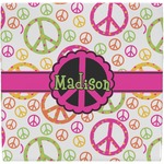 Peace Sign Ceramic Tile Hot Pad (Personalized)