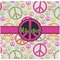 Peace Sign Ceramic Tile Hot Pad (Personalized)