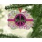 Peace Sign Christmas Ornament (On Tree)