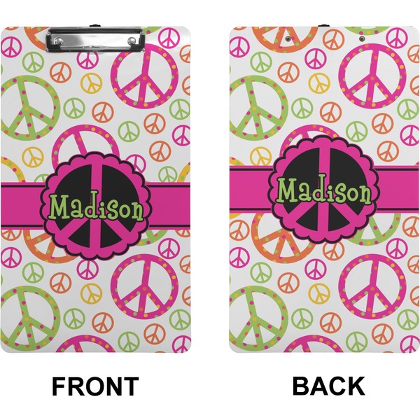 Peace Sign Clipboard (Legal) (Front + Back)