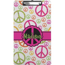 Peace Sign Clipboard (Legal Size) (Personalized)