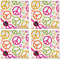 Peace Sign Cloth Napkins - Personalized Dinner (APPROVAL) Set of 4