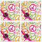 Peace Sign Cloth Napkins - Personalized Lunch (APPROVAL) Set of 4