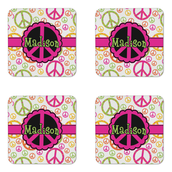 Peace Sign Coaster Set - APPROVAL