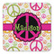 Peace Sign Coaster Set - FRONT (one)