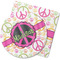 Peace Sign Coasters Rubber Back - Main