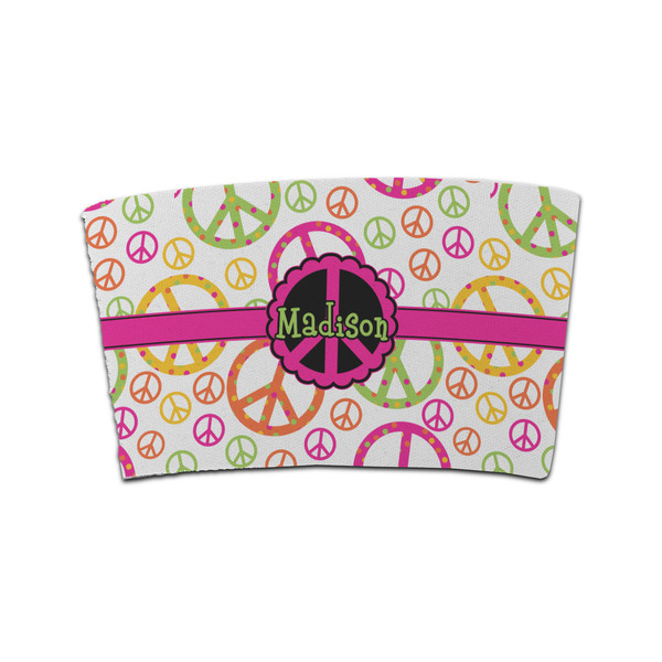 Custom Peace Sign Coffee Cup Sleeve (Personalized)