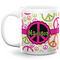Peace Sign Coffee Mug - 20 oz - White