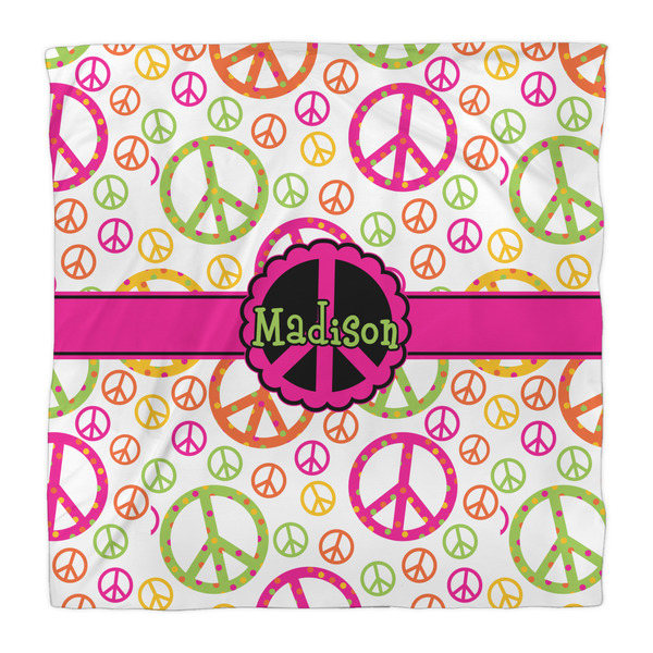 Peace Sign Comforter - Queen - Front
