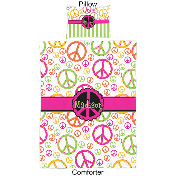 Peace Sign Comforter Set - Twin - Approval