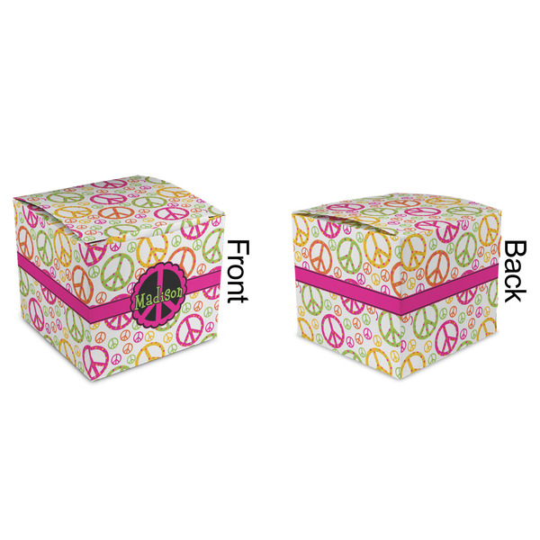 Peace Sign Cubic Gift Box - Approval