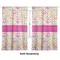 Peace Sign Curtain 112x80 - Lined