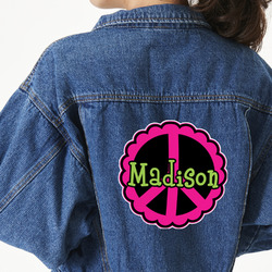Peace Sign Large Custom Shape Patch - 2XL (Personalized)