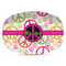 Peace Sign Microwave & Dishwasher Safe CP Plastic Platter - Main