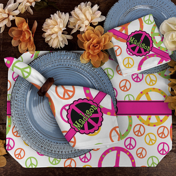 Peace Sign Dining Set