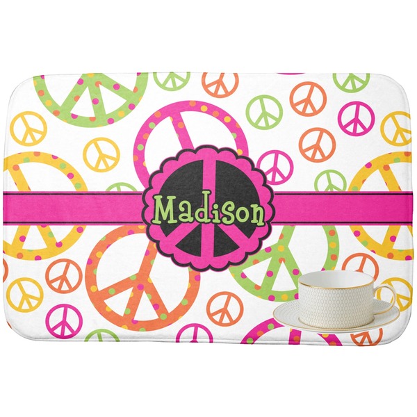 Peace Sign Dish Drying Mat