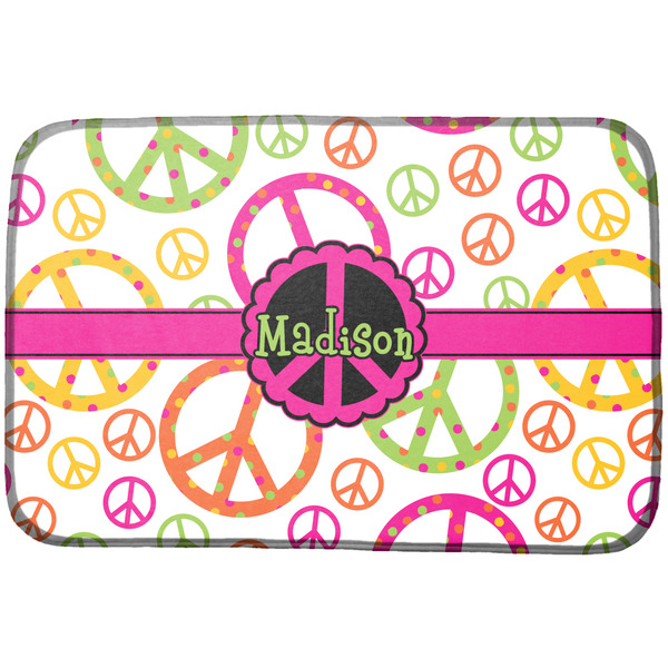 Custom Peace Sign Dish Drying Mat (Personalized)