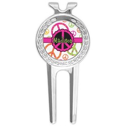 Peace Sign Golf Divot Tool & Ball Marker (Personalized)