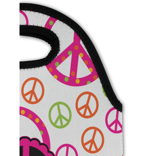 Peace Sign Double Wine Tote - Detail 1 (new)