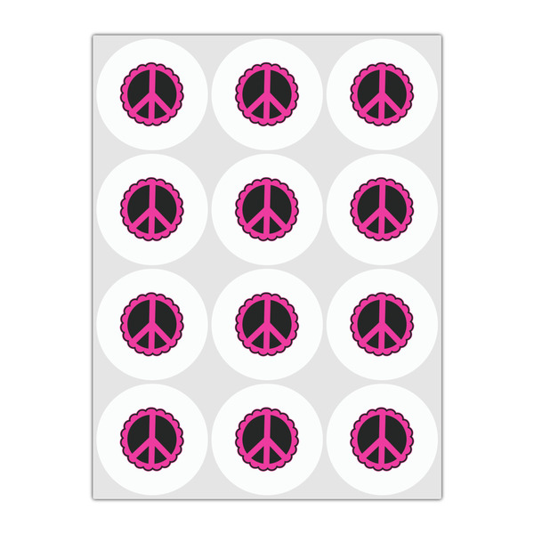 Peace Sign Drink Topper - Small - Set of 12