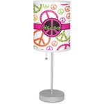 Peace Sign 7" Drum Lamp with Shade (Personalized)