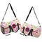 Peace Sign Duffle bag large front and back sides