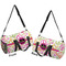 Peace Sign Duffle bag small front and back sides