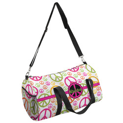 Peace Sign Duffel Bag - Large (Personalized)