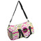 Peace Sign Duffle bag with side mesh pocket