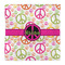 Peace Sign Duvet Cover - Queen - Front