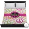 Peace Sign Duvet Cover - Full / Queen (Personalized)