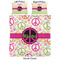 Peace Sign Duvet Cover Set - Queen - Approval