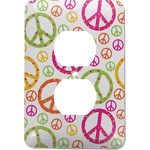 Peace Sign Electric Outlet Plate