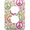 Peace Sign Electric Outlet Plate