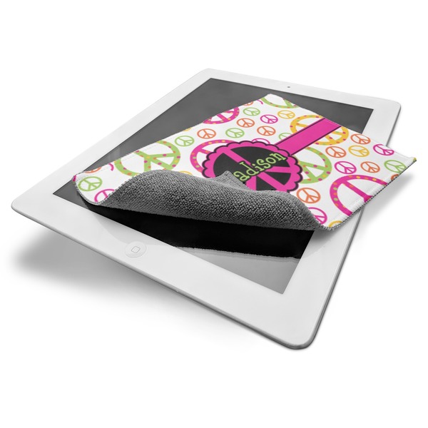 Peace Sign Electronic Screen Wipe - iPad
