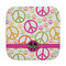 Peace Sign Face Cloth-Rounded Corners