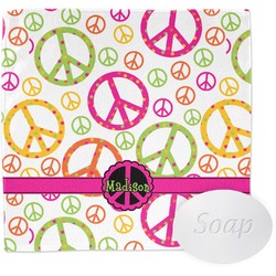 Peace Sign Washcloth (Personalized)