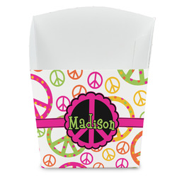 Peace Sign French Fry Favor Boxes (Personalized)