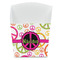 Peace Sign French Fry Favor Boxes (Personalized)