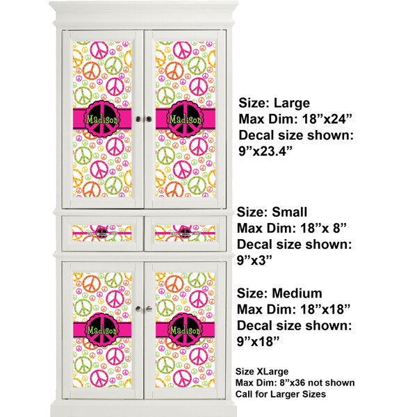 Peace Sign Full Cabinet (Show Sizes)