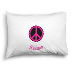 Peace Sign Pillow Case - Standard - Graphic (Personalized)
