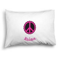 Peace Sign Pillow Case - Standard - Graphic (Personalized)