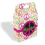 Peace Sign Gable Favor Box (Personalized)