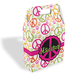 Peace Sign Gable Favor Box (Personalized)