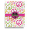 Peace Sign Garden Flags - Large - Single Sided - FRONT