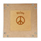 Peace Sign Genuine Leather Valet Trays - FRONT