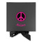 Peace Sign Gift Boxes with Magnetic Lid - Black - Approval