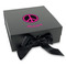 Peace Sign Gift Boxes with Magnetic Lid - Black - Front (angle)